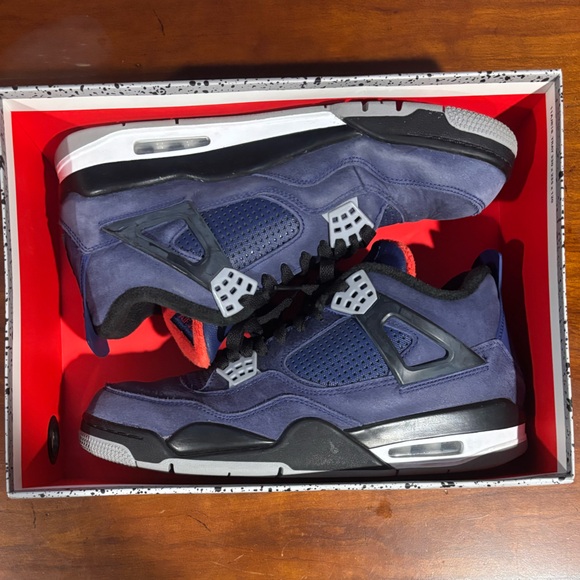 Jordan Other - Air Jordan 4 Winter Loyal Blue Size 10.5 Used Rare Retro Authentic Blue MJ